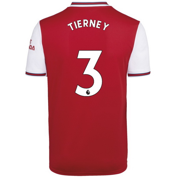 Camiseta Arsenal NO.3 Tierney Primera equipación 2019-2020 Rojo